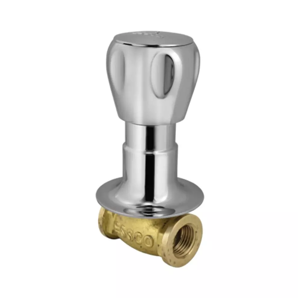 Essco by Jaquar Concealed Stop Cock Heavy Body Chrome Finish with 20 mm Cap, SQT-514CKN Essco by Jaquar Concealed Stop Cock Heavy Body Chrome Finish with 20 mm Cap, SQT-514CKN