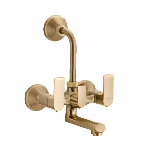 CERA Chelsea Three Lever Wall Mount Wall Mixer Antique Brass for Overhead Shower, F1016401BA CERA Chelsea Three Lever Wall Mount Wall Mixer Antique Brass for Overhead Shower, F1016401BA