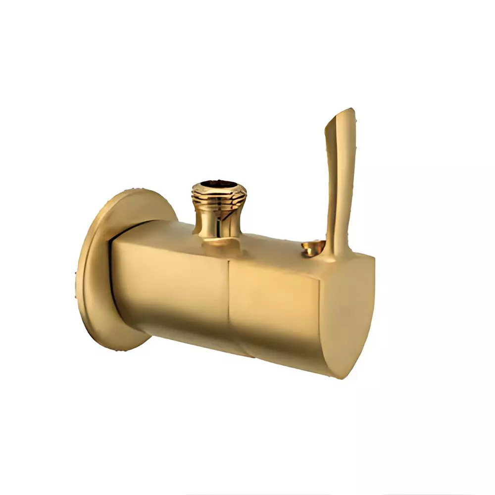 Somany Angle Valve French Collection Arizona Series Brushed Gold Finish Metal Body Wall Mount, 272211400101 Somany Angle Valve French Collection Arizona Series Brushed Gold Finish Metal Body Wall Mount, 272211400101