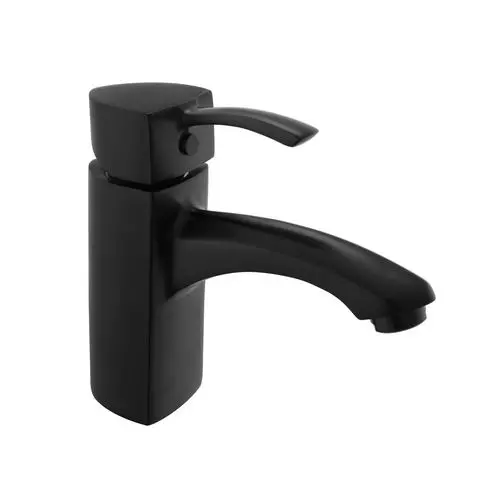 Somany Single Lever Basin Mixer French Collection Arizona Series All Black Finish Metal Body Deck Mount, 272111400081 Somany Single Lever Basin Mixer French Collection Arizona Series All Black Finish Metal Body Deck Mount, 272111400081