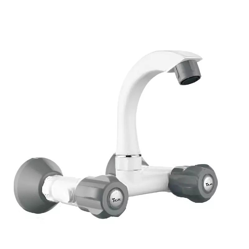TRIJAL Koi Plus Sink Mixer with Flange White, Grey, KOP-113 (Pack of 12) TRIJAL Koi Plus Sink Mixer with Flange White, Grey, KOP-113 (Pack of 12)
