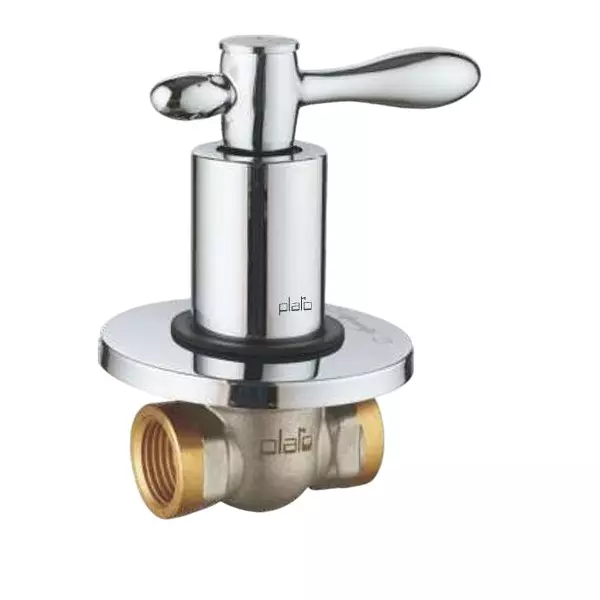 PLATO Control Valve Heavy Special Forged Brass Wall Mount Silver 40 mm, CTV 005 PLATO Control Valve Heavy Special Forged Brass Wall Mount Silver 40 mm, CTV 005