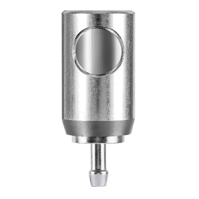 PREVOST Treated Steel Safety Quick Connect Coupling, 13 mm Hose Barb, BRM 061813CP PREVOST Treated Steel Safety Quick Connect Coupling, 13 mm Hose Barb, BRM 061813CP