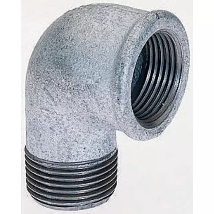 Buy 770092206-georg-fischer-georg-fischer-galvanised-malleable-iron-fitting-90a-elbow-male-bspt-1in-to-female-bspp-1in-243-4275-rs Georg Elbow Fischer Galvanised malleable Iron Fitting 90° male BSPT 1in to Female BSPP 1in, 770092206 (Pack of 5)