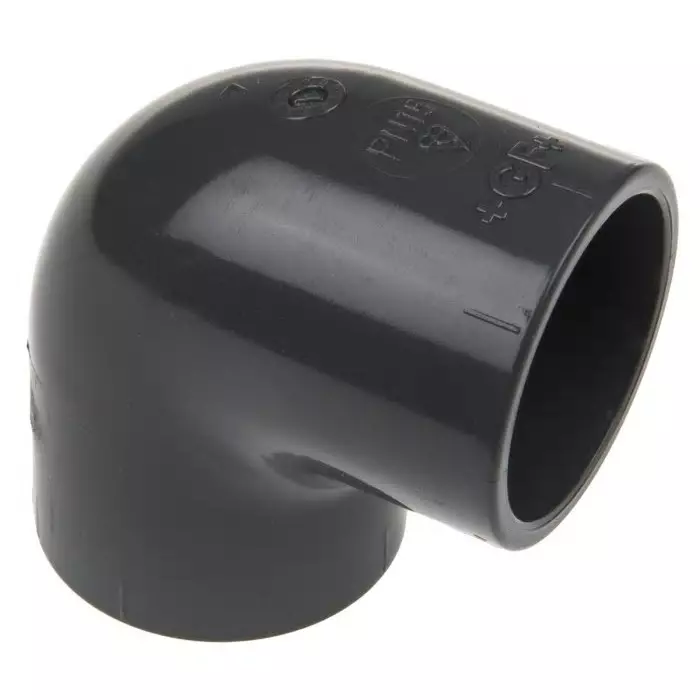 Georg Elbow Fischer Plastic Pipe Fitting 90° 19.05 mm (3/4 inch), 721101107 (Pack of 2) Georg Elbow Fischer Plastic Pipe Fitting 90° 19.05 mm (3/4 inch), 721101107 (Pack of 2)