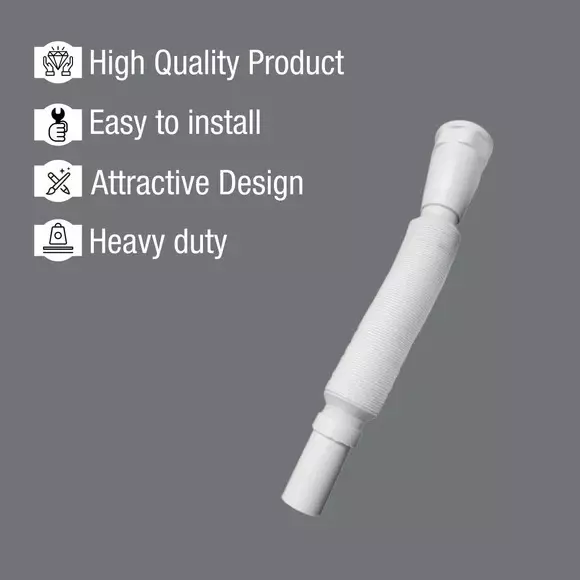 Best lipka-flexible-waste-pipe-wp-cp LIPKA Flexible Waste Pipe, WP-WH