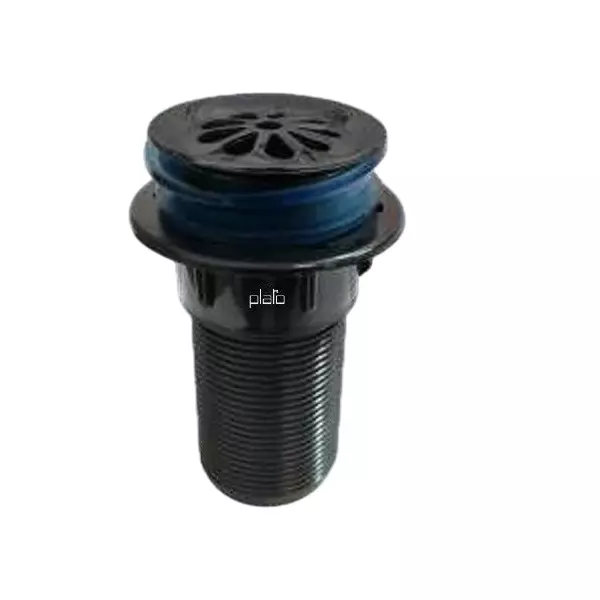 PLATO CONTEMPORARY (20746IN) Grid Drain Brass/Nylon - PVD 32x100 mm Black Finish, 5095 BK PLATO CONTEMPORARY (20746IN) Grid Drain Brass/Nylon - PVD 32x100 mm Black Finish, 5095 BK