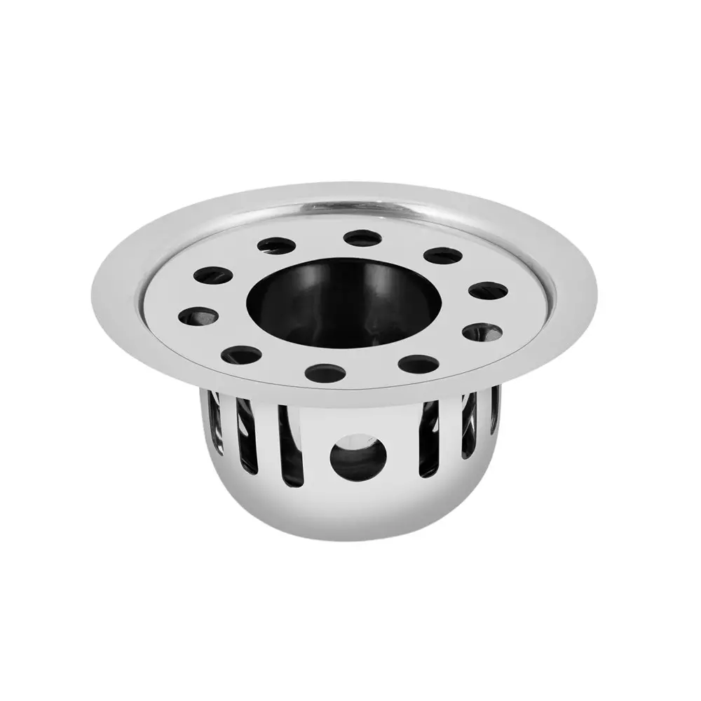 Sanjay Chilly Round Gypsy Floor Drainer with Cockroach Trap and Pipe Hole Sliver 80 mm, SCCT-RG-80 Sanjay Chilly Round Gypsy Floor Drainer with Cockroach Trap and Pipe Hole Sliver 80 mm, SCCT-RG-80