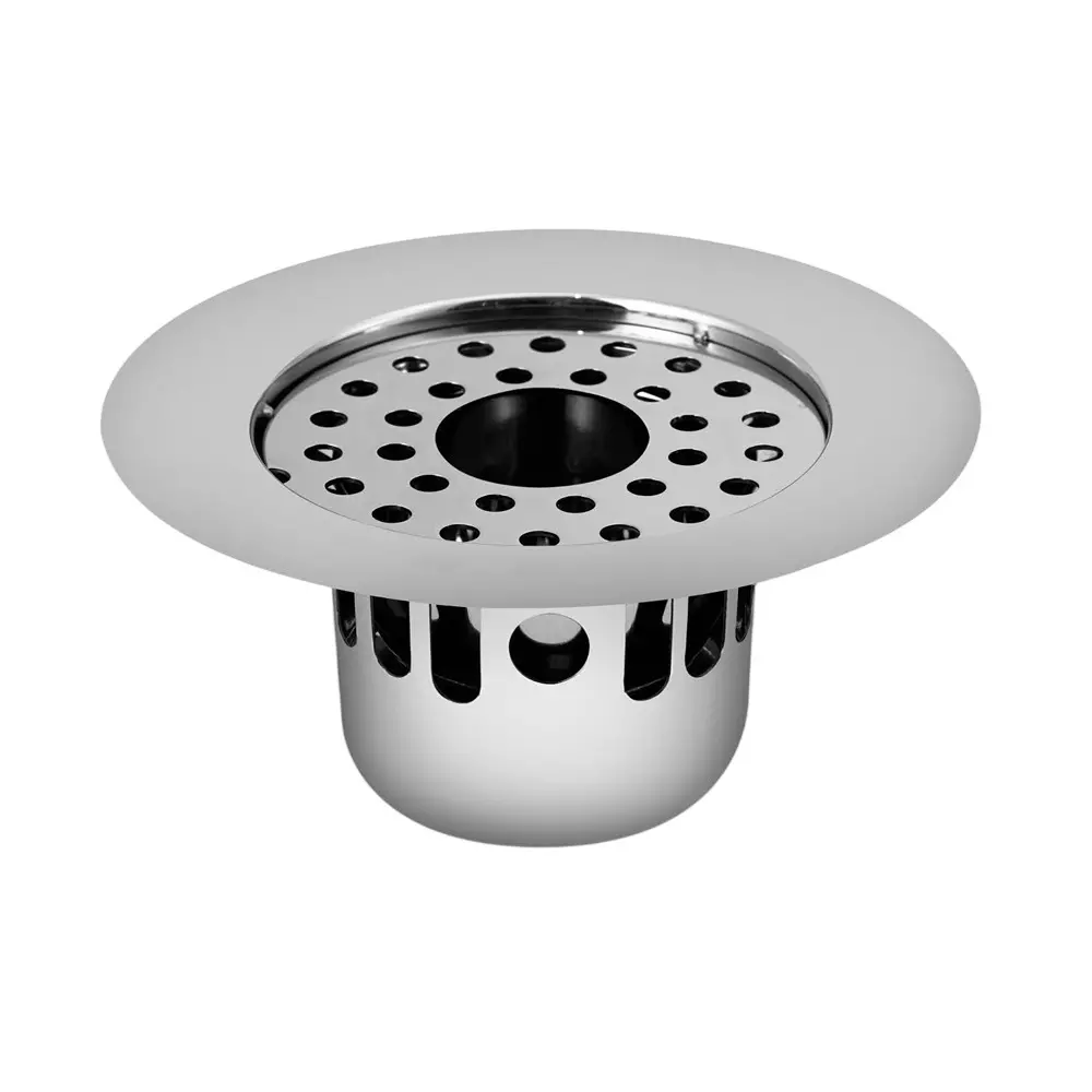 Sanjay Chilly Round Gypsy Floor Drainer with Cockroach Trap and Pipe Hole Sliver 205 mm, SCCT-RG-205 Sanjay Chilly Round Gypsy Floor Drainer with Cockroach Trap and Pipe Hole Sliver 205 mm, SCCT-RG-205