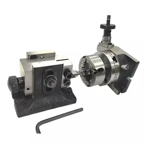 Assorts Cast Iron & Tool Steel Rotary Table & Small Chucks 80 mm (3 Inch) 70 mm Independent Chuck 4 Jaws Assorts Cast Iron & Tool Steel Rotary Table & Small Chucks 80 mm (3 Inch) 70 mm Independent Chuck 4 Jaws