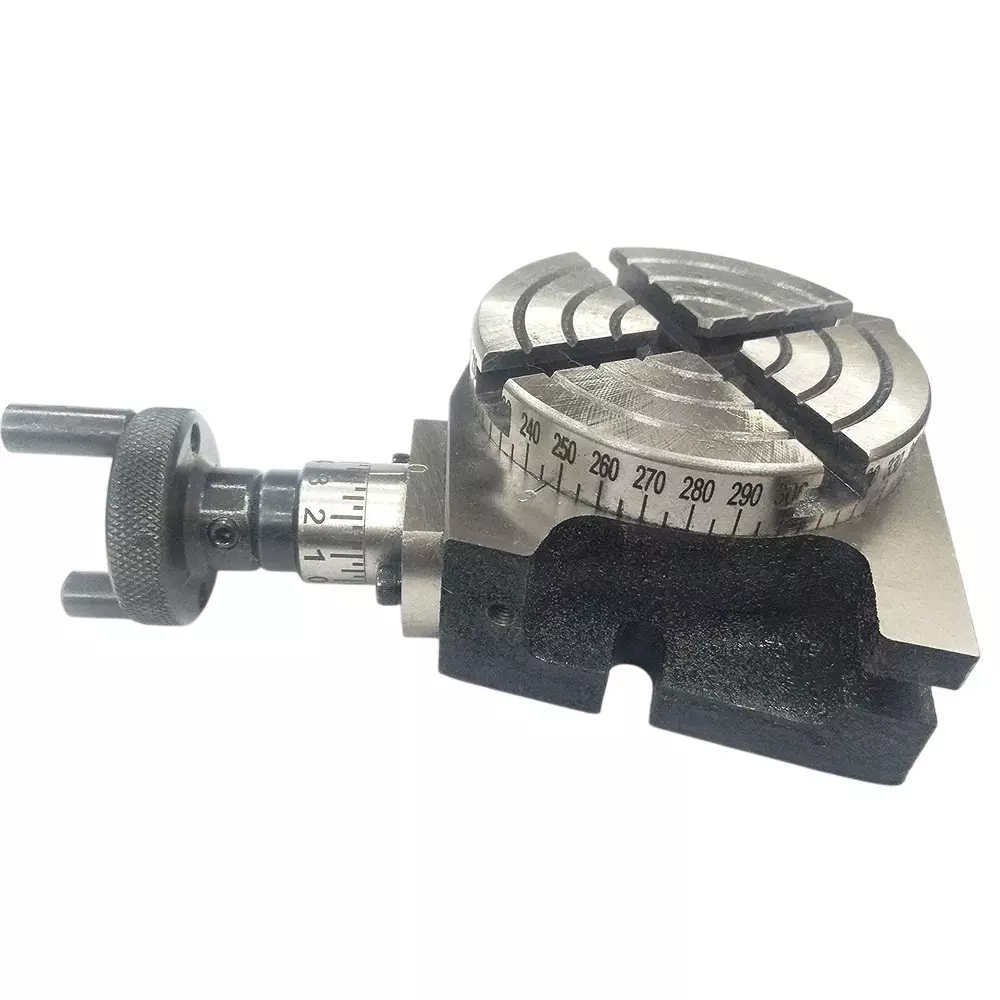 Assorts Cast Iron & Tool Steel Rotary Table 75 mm (4 Inch) 4 Slots Assorts Cast Iron & Tool Steel Rotary Table 75 mm (4 Inch) 4 Slots