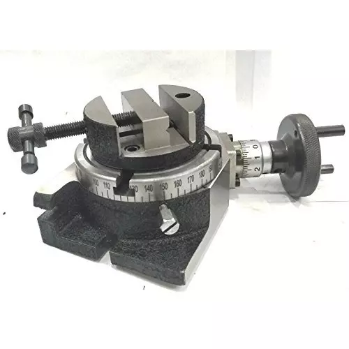 Buy assorts-rotary-table-b07dgsr8tk Assorts Quality Precision Rotary Table 100 mm (4 Inch) with Round Vices & Clamping T Nut Bolts