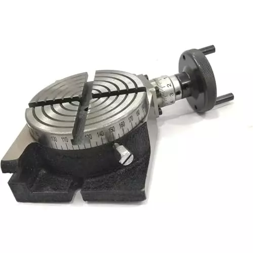 Buy assorts-rotary-table-b07dgwqhq8 Assorts Quality Precision Rotary Table 100 mm (4 Inch) with Round Vices & Clamping T Nut Bolts (with 80 mm Round Vice)
