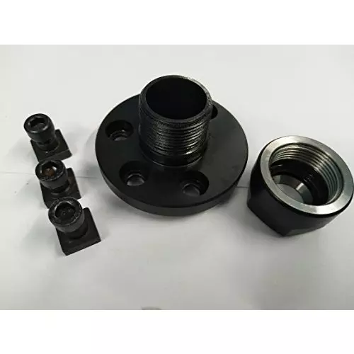 Shop assorts-rotary-table-b0725l82kg Assorts Cast Iron & Tool Steel Rotary Table ER20 Collet Adaptor 80 mm (3 Inch) 3 & 4 Slots