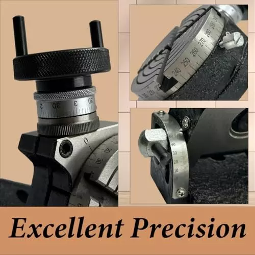 Product assorts-tilting-milling-indexing-rotary-table-b07dlngkgv Assorts Quality Precision Tilting Milling Indexing Rotary Table 100 mm (4 Inch) with Small Chuck, Back Plate & Fixing T Nuts Bolts (with 65 mm 3 Jaw)