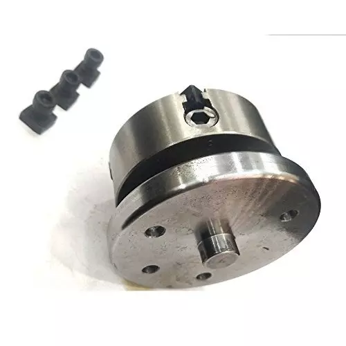 Order assorts-rotary-table-b07d8361nx Assorts Quality Precision Rotary Table 100 mm (4 Inch) with M6 Clamp Kit & Small Chuck (with 70 mm 4 Jaw Independent Chuck)