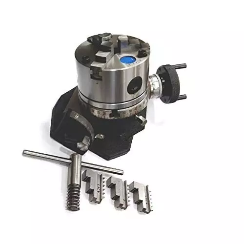 Buy assorts-tilting-rotary-table-b07knv6q4p Assorts Tilting Rotary Table 100 mm (4 Inch) 100 mm 3 Jaws
