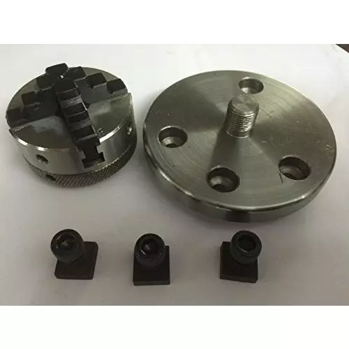 Shop assorts-rotary-table-b07chp9nvr Assorts Rotary Table Alloy Steel 100 mm (4 Inch) 50 mm Independent Chuck 50 mm 4 Jaw