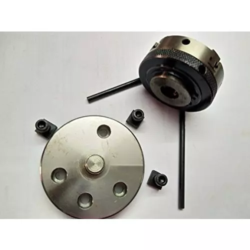 Order assorts-rotary-table-b07chp9nvr Assorts Rotary Table Alloy Steel 100 mm (4 Inch) 50 mm Independent Chuck 50 mm 4 Jaw
