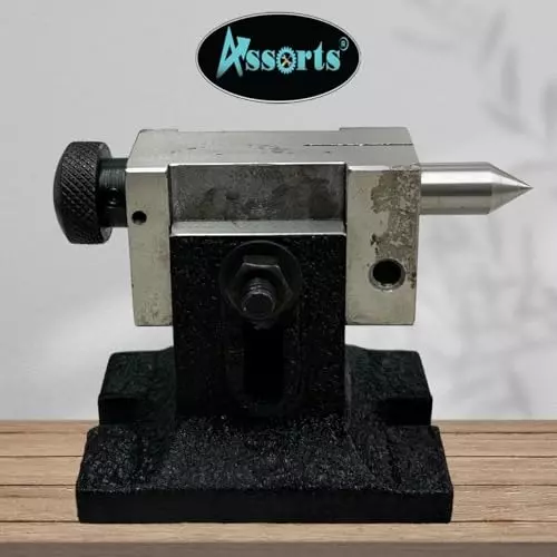 Product assorts-single-bolt-small-tailstock-b0cgpvz5yy Assorts Single Bolt Small Tailstock Cast Iron & Steel for 3 & 4 Inch Rotary Table