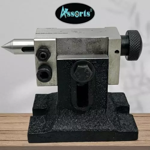 Offer assorts-single-bolt-small-tailstock-b0cgpvz5yy Assorts Single Bolt Small Tailstock Cast Iron & Steel for 3 & 4 Inch Rotary Table