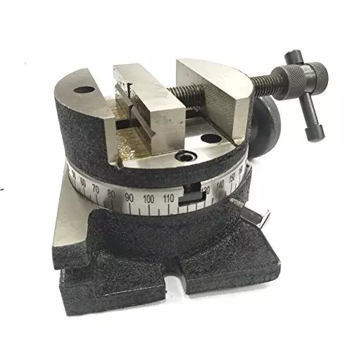 Best assorts-rotary-table-b07dgty81y Assorts Quality Precision Rotary Table 100 mm (4 Inch) with Round Vices & Clamping T Nut Bolts (with 100 mm Round Vice)