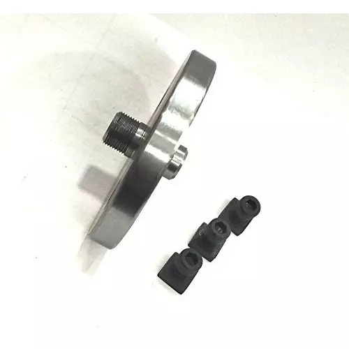 Shop assorts-rotary-table-b07d5xp7n1 Assorts Precision Rotary Table 100 mm (4 Inch) with Tailstock & Small Chuck & Fixing T Nut Bolts (with 50 mm 4 Jaw Self Centering Chuck)
