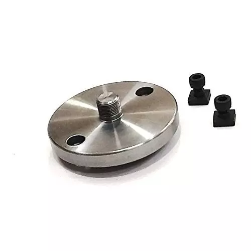 Product assorts-rotary-table-b07d5xp7n1 Assorts Precision Rotary Table 100 mm (4 Inch) with Tailstock & Small Chuck & Fixing T Nut Bolts (with 50 mm 4 Jaw Self Centering Chuck)