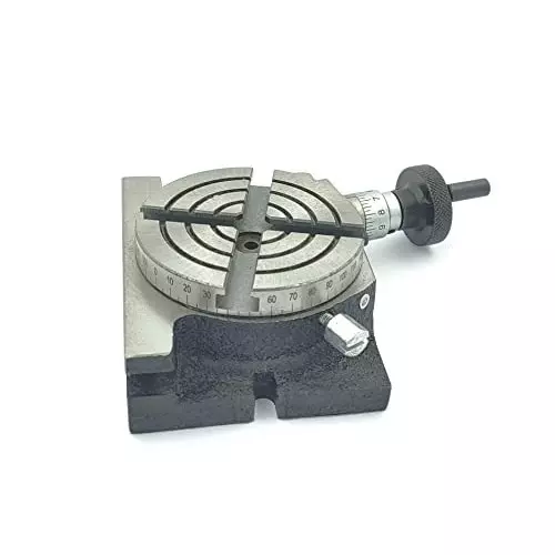 Product assorts-rotary-table-b06xj3d53f Assorts Cast Iron & Tool Steel Rotary Table 75 mm (3 Inch) 4 Slots M6