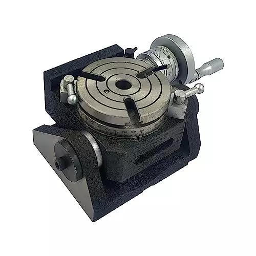 Best assorts-hv4-rigid-precision-tilting-rotary-milling-indexing-table-tool-steel-3-slots-110-mm-dia-2mt-bore-175x45-mm-base Assorts HV4 Rigid-Precision Tilting Rotary Milling Indexing Table Tool Steel 3 Slots 110 mm Dia 2MT Bore 175x45 mm Base