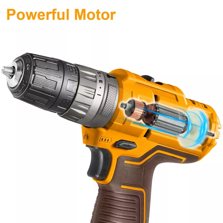 Best ingco-08-10-mm-chuck-size-12-v-0-1500-rpm-cordless-impact-drill-with-battery-usb-type-c-port-cidli12202 Ingco 0.8-10 mm Chuck Size 12 V 0-1500 RPM Cordless Impact Drill (With Battery & USB Type-C Port), CIDLI12202