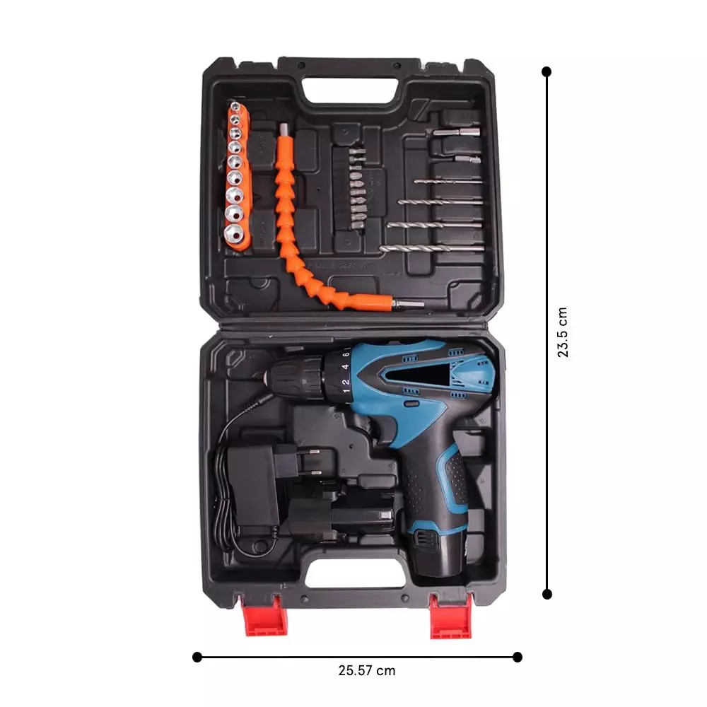 Product powerhouse-cordless-drill-screwdriver-kit-10-mm-keyless-chuck-1300-rpm-15-amp-phs12 Powerhouse Cordless Drill Screwdriver Kit 10 mm Keyless Chuck 1300 RPM, 1.5 Amp, PHS12