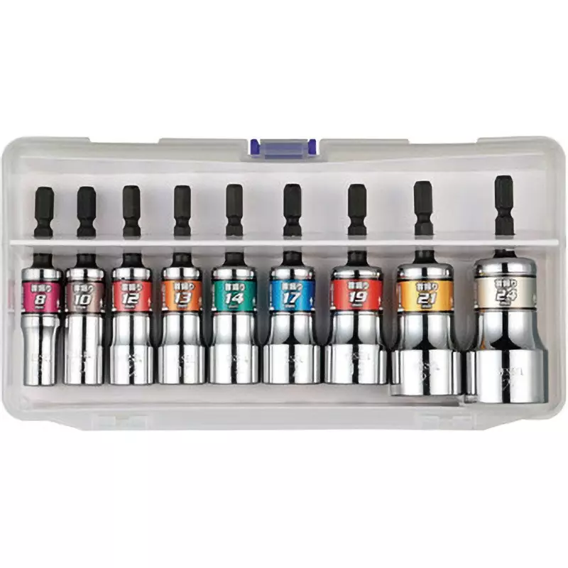 Buy vessel-rigid-forged-short-socket-9-pcs-set-62646886 Vessel Rigid Forged Short Socket 75/80 mm Overall Length, WSA209PS (Pack of 9 Pcs)