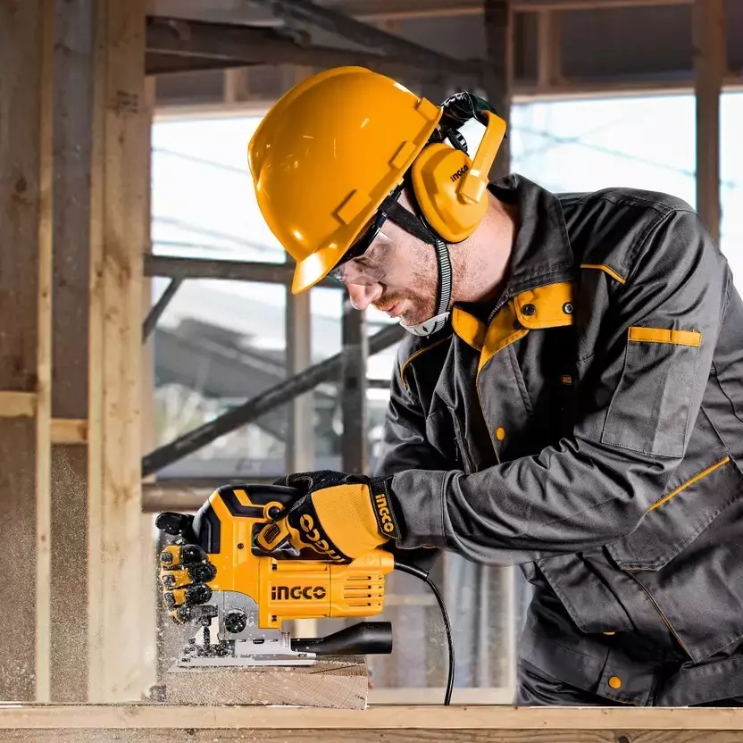 Shop ingco-jig-saw-800-w-800-3100-rpm-no-load-speed-and-135-mm-cutting-capacity-in-wood-js80068-with-5-pcs-saw-blades Ingco Jig Saw 800 W, 800-3100 RPM No Load Speed and 135 mm Cutting Capacity in Wood, JS80068 (With 5 Pcs Saw Blades)