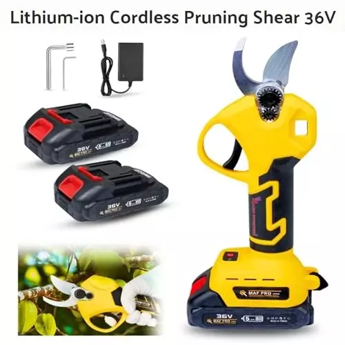 Order malfah-enterprises-cordless-pruning-shear-with-digital-display-25-mm-1-inch-smart-digital-display-2-ah-battery-yellow-black-mpcdp2200-mfn Malfah Enterprises Cordless Pruning Shear with Digital Display  25 mm (1 inch) Smart Digital Display 2 Ah Battery Yellow & Black, MPCDP2200 MFN