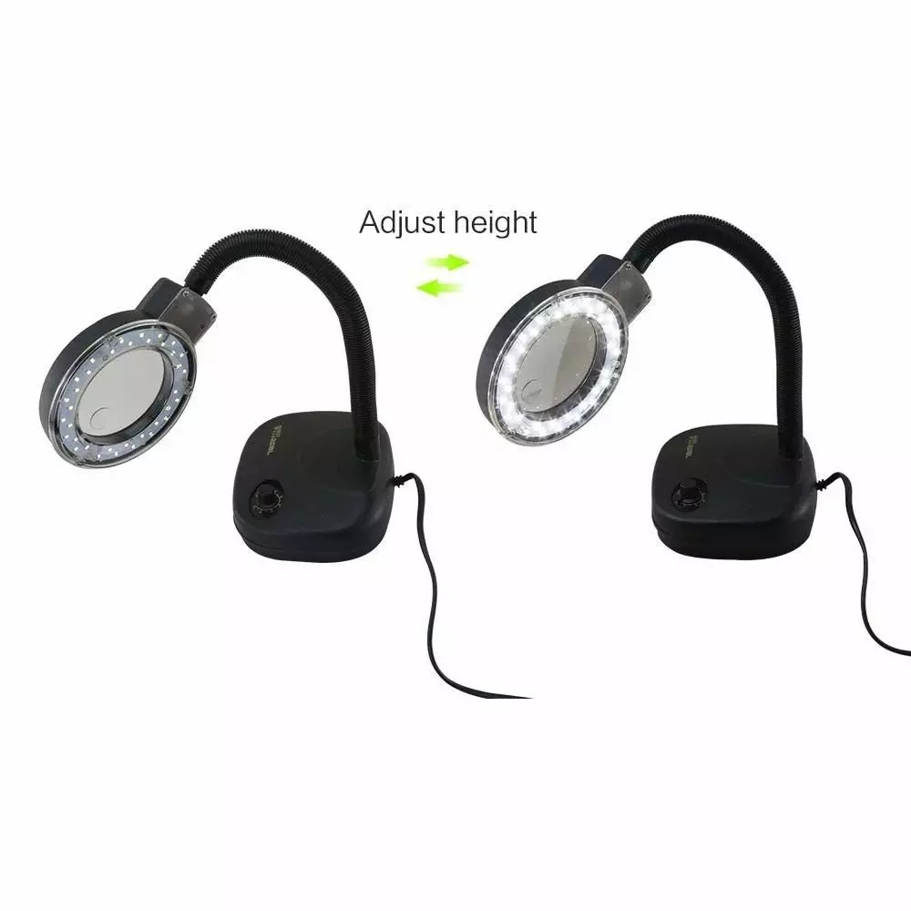 Buy globalss-magnifying-led-lamp-black-3d-5x-standalone-mounting GLOBALSS Magnifying Led Lamp Black 3D 5X Standalone Mounting