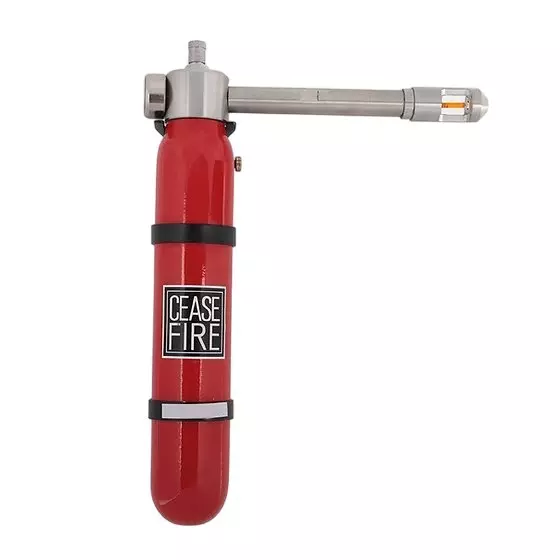 Ceasefire Mini Automatic Fire Extinguisher 200 mm Barel Adaptive 57°C Stored Pressure 200 g HFC-227EA Red, CF-000844AC Ceasefire Mini Automatic Fire Extinguisher 200 mm Barel Adaptive 57°C Stored Pressure 200 g HFC-227EA Red, CF-000844AC