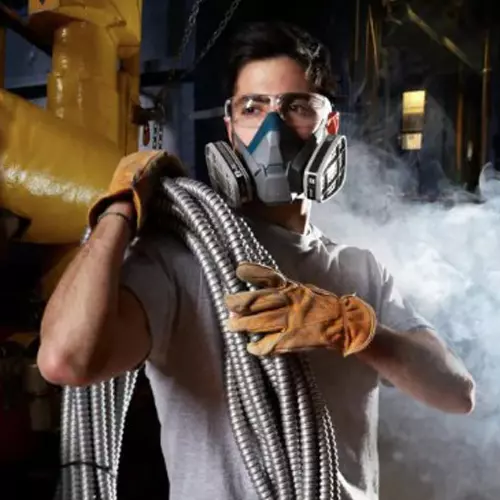 Shop 3m-half-facepiece-reusable-respirator-type-grey-free-size-6502 3M Half Facepiece Reusable Respirator Type Grey Free Size, 6502