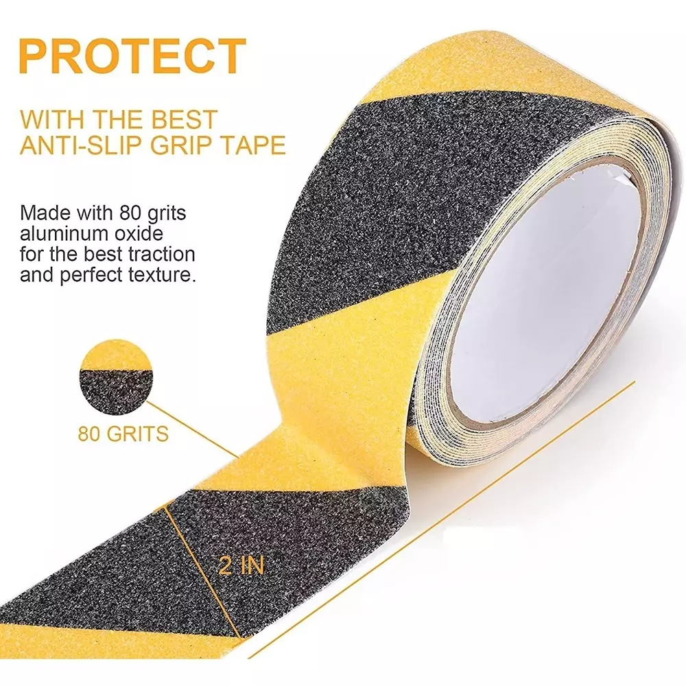 Buy generic-high-intensity-anti-skid-tape-yellow-and-black-for-outdoorindoor-stairs-steps-floor-ramps GENERIC High Intensity Anti-Skid Tape Yellow and Black For Outdoor/Indoor Stairs, Steps, Floor Ramps