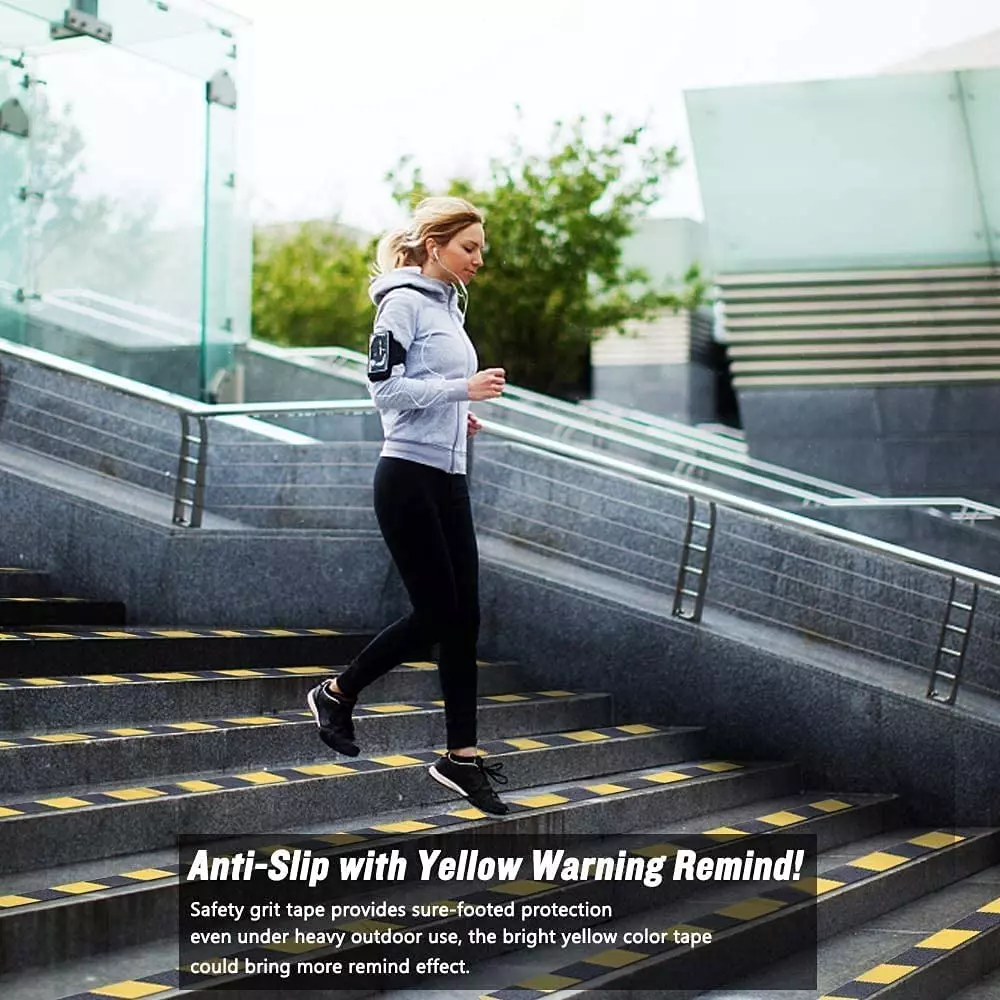 Offer generic-high-intensity-anti-skid-tape-yellow-and-black-for-outdoorindoor-stairs-steps-floor-ramps GENERIC High Intensity Anti-Skid Tape Yellow and Black For Outdoor/Indoor Stairs, Steps, Floor Ramps