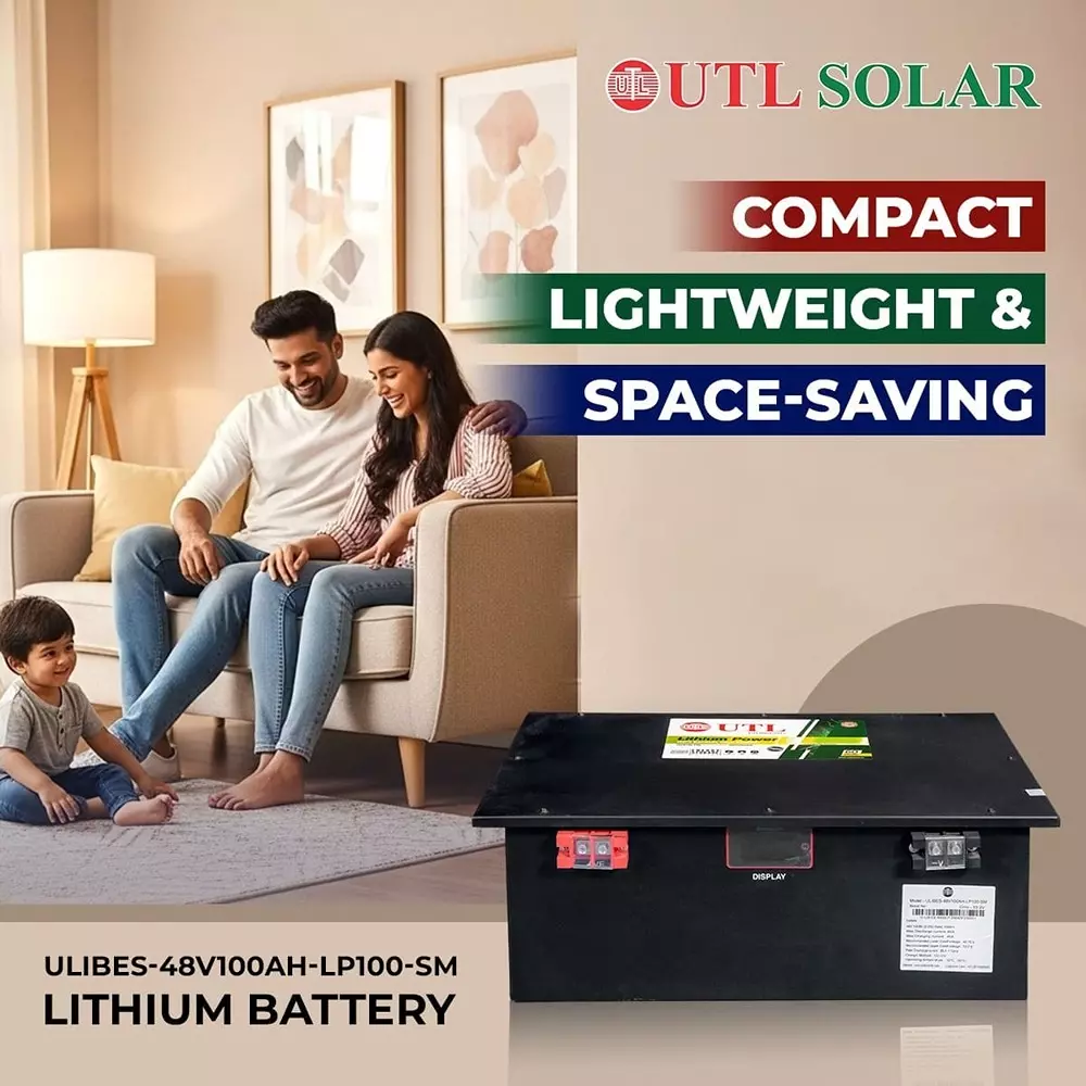 Best utl-lifepo4-battery-100-ah-4560-va-rating-48-v-battery-voltage UTL LiFePO4 Battery 100 Ah 4560 VA Rating 48 V, ULIBES LP100-SM