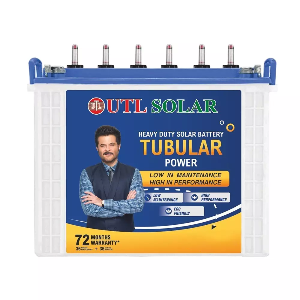 UTL Tall Tubular Inverter Battery 220 AH Capacity 7 Plate Combination 12 V, UIB2500 UTL Tall Tubular Inverter Battery 220 AH Capacity 7 Plate Combination 12 V, UIB2500