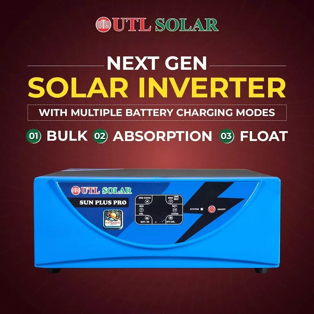 Shop utl-sun-plus-pro-solar-inverter-200-ah-hybrid-1100-va-rating-cooling-fan UTL Sun Plus Pro 1420 Solar Inverter 200 Ah Hybrid 1100 VA Rating Cooling Fan