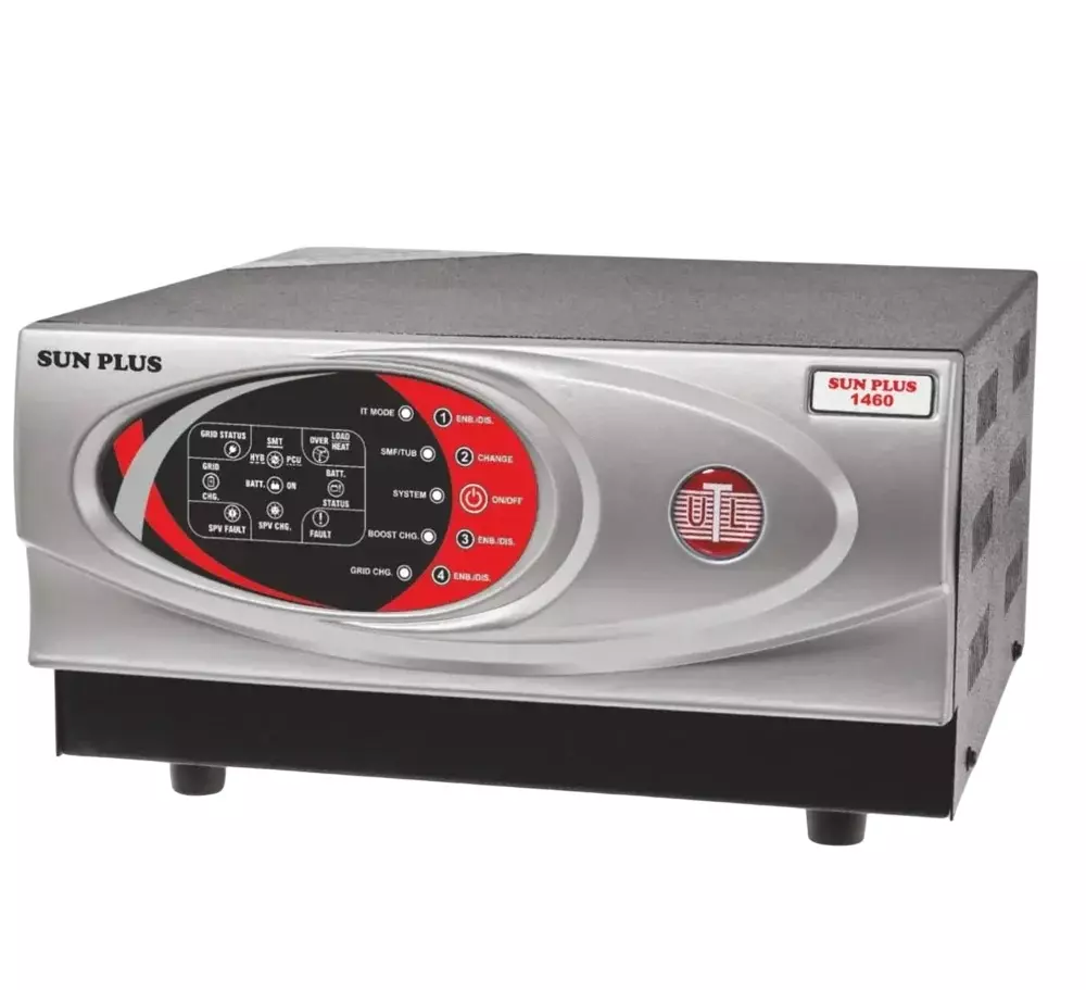 UTL Sun Plus Solar Power Inverter 1000 VA Rating PWM Technology Modified Sinewave 12 V, SP 1460-12V UTL Sun Plus Solar Power Inverter 1000 VA Rating PWM Technology Modified Sinewave 12 V, SP 1460-12V