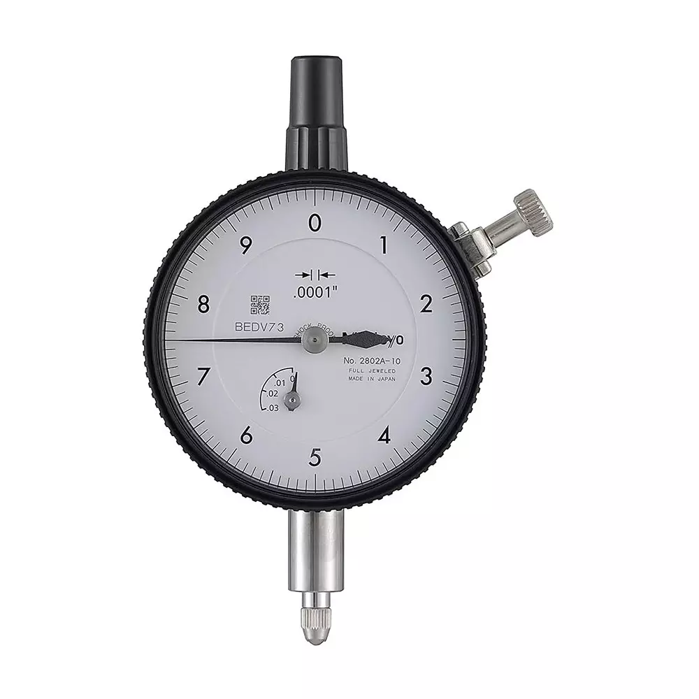 Mitutoyo Dial Indicator 0 - 0.025 inch Range, 0.0001 inch Graduation, 2802A-10 Mitutoyo Dial Indicator 0 - 0.025 inch Range, 0.0001 inch Graduation, 2802A-10