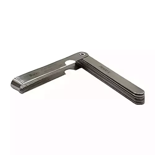 Best buyohlic-international-stainless-steel-feeler-gauge-metric-size-20-blades-and-005-to-10-mm-size-range-v5-qr56-egf7-pack-of-3 Buyohlic International Stainless Steel Feeler Gauge Metric Size 20 Blades and 0.05 to 1.0 mm Size Range, V5-QR56-EGF7 (Pack of 3)