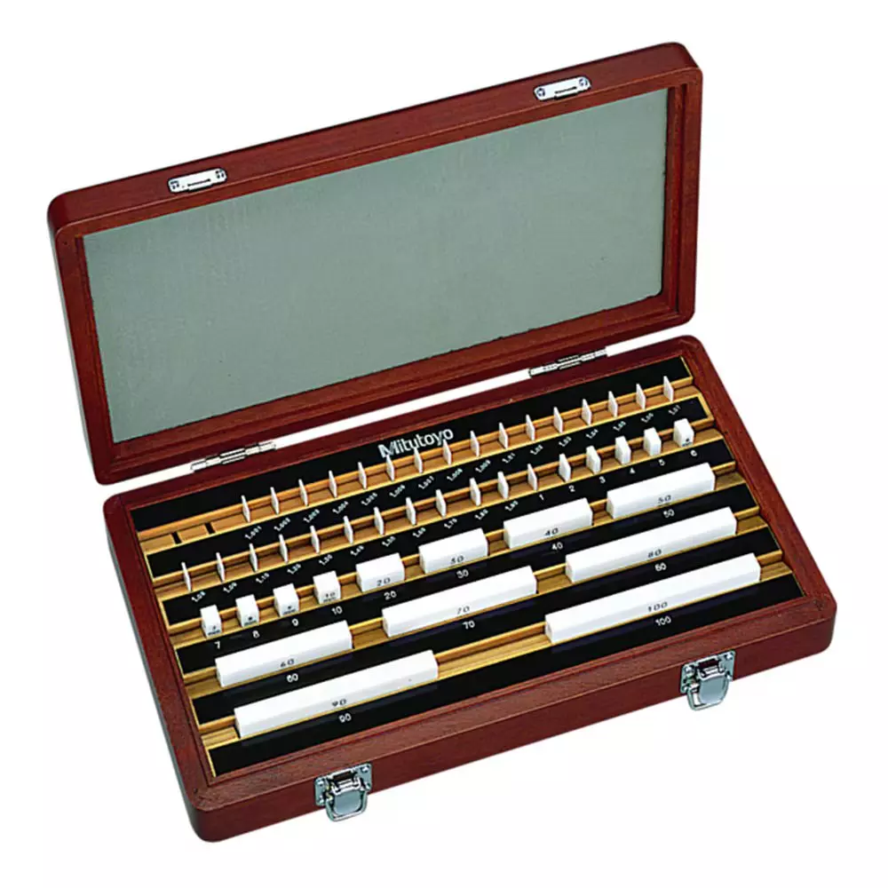 Mitutoyo Gauge Block Sets Grade 2 Grade, 516-397-10 (46 Blocks) Mitutoyo Gauge Block Sets Grade 2 Grade, 516-397-10 (46 Blocks)