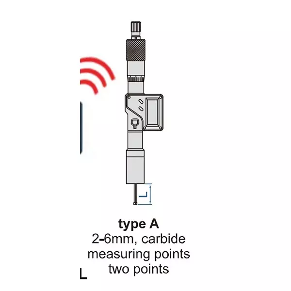 Buy insize-a-type-digital-internal-micrometer-two-points-3-4-mm-range-3113-4wl Insize A Type Digital Internal Micrometer Two Points 3-4 mm Range, 3113-4WL