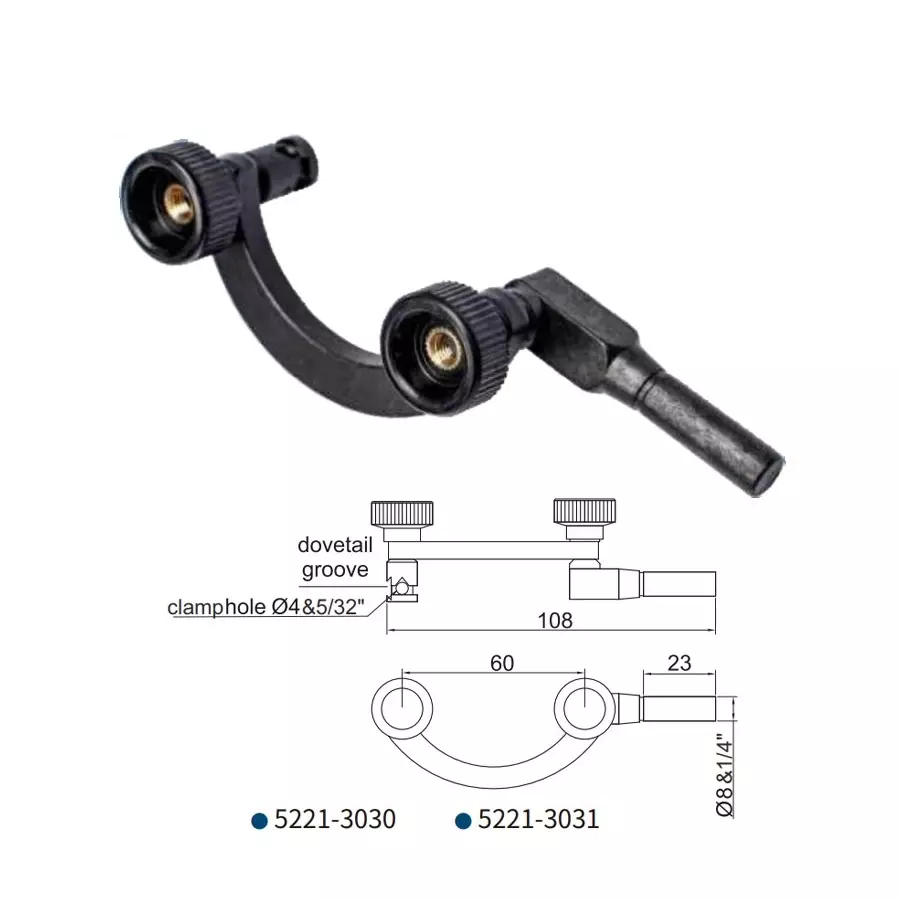Buy dasqua-dial-test-indicator-universal-holder-4-mm-hole-diameter-8-mm-stem-5221-3030 Dasqua Dial Test Indicator Universal Holder 4 mm Hole Diameter & 8 mm Stem, 5221-3030