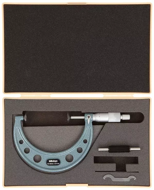 Buy {1} Mitutoyo 75-100 mm Disc Micrometer 123-104